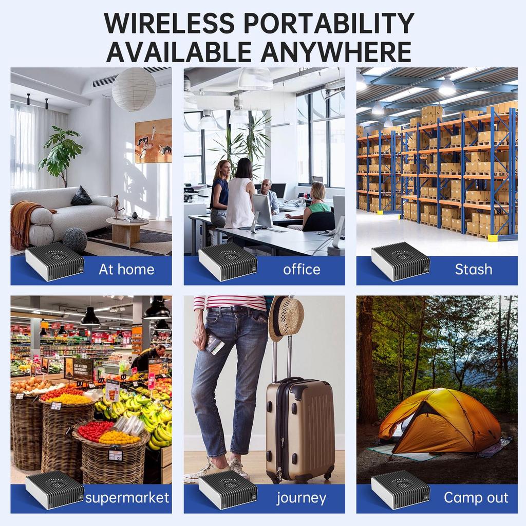 Tragbares 4-in-1 Ultraschall-Abwehrmittel für Mücken, Ratten & Mäuse - 360° Schutz