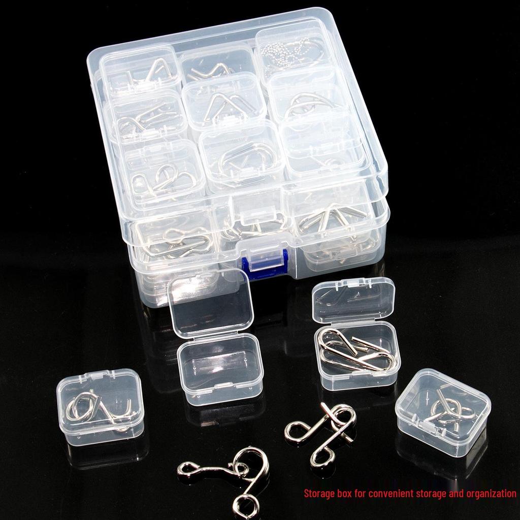 IQ Toys 8-teiliges Puzzle-Set - TikTok Trend Interlocking Rings