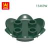 Non-Toxic 129Pcs/Lot 15469W Plant Leaves 2 X 2 With 6 Petals Building Block Moc Accessories Compatible With Brick Diy Children Toys