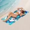 Butterfly Print Super Absorbent Beach Towel, Quick Dry Knit Bath Sheet for Swimming Camping Travel