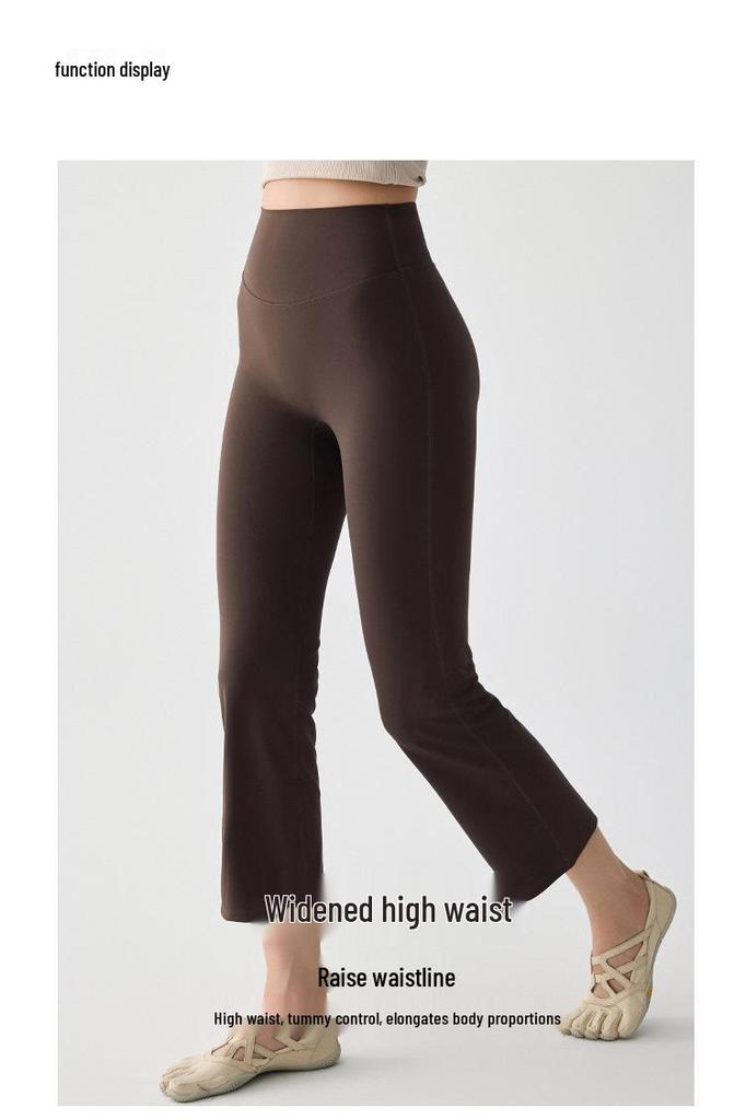 High-Waisted Bootcut Yoga Pants for Professional Fitness and Running