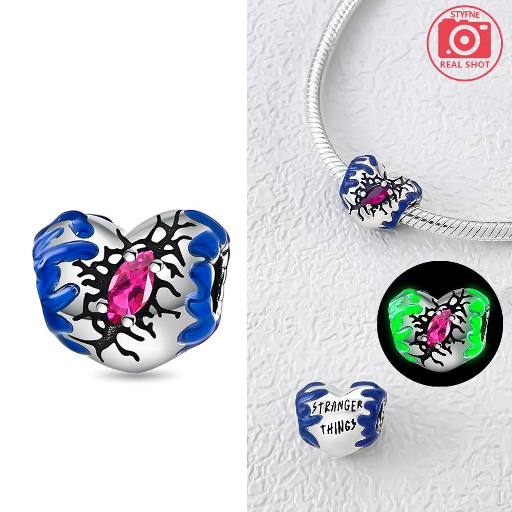 

Fear Of Luminous Heart-Shaped Beads Copper Colors Charm Beads Fit Original Charms Bracelet Beads For Women Jewelry Making Gifts