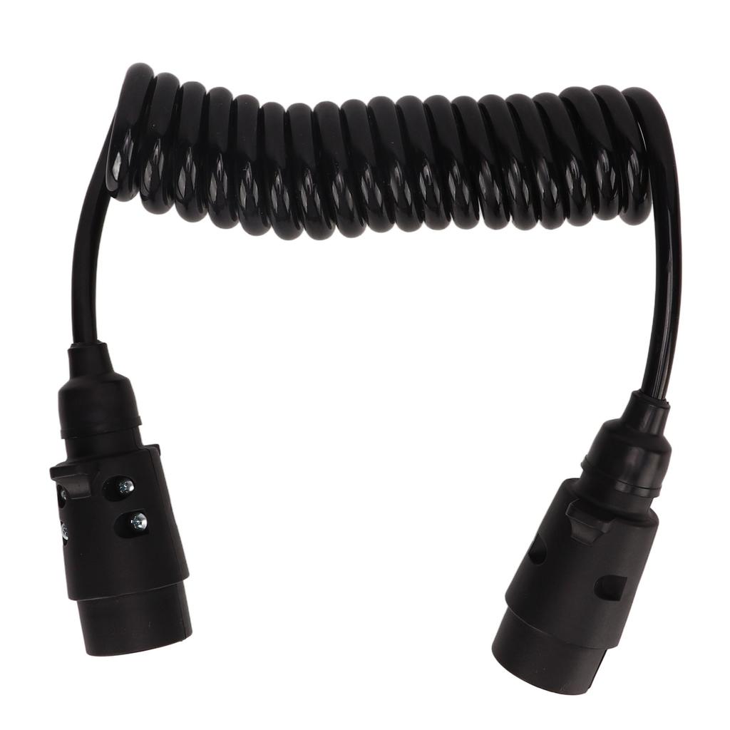2m Trailer Light Board Extension Cable 7Pin Plug Socket Adapter for Vehicles Caravans RVs