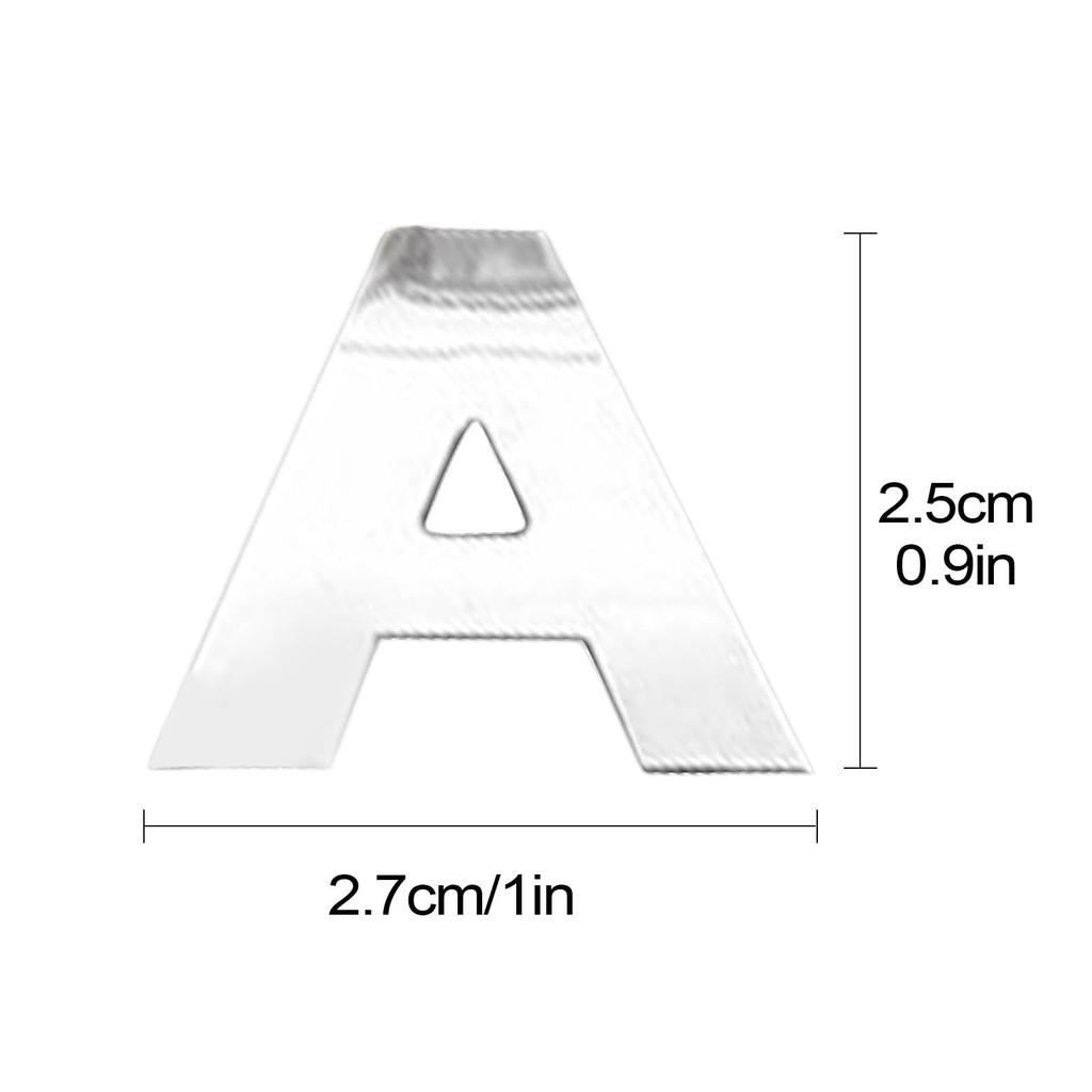 Rebornsun Adhesive Letter Stickers, Car Emblems, Badge Letters | Dustproof Car Bumper Sticker -