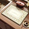 American retro kitchen countertop drain pad, diatomaceous earth absorbent pad, quick drying waterproof anti slip pad