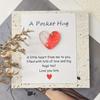 8pcs Cute little heart pocket hug, decorated pocket hug with encouragement card, special birthday, wedding, party, Valentine's