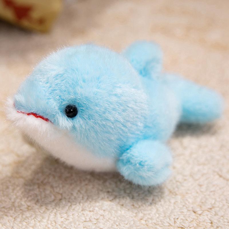 Cute Marine Animals Shark Seal Doll Plush Toy Killer Whale Dolphin Doll Children Soothing Doll