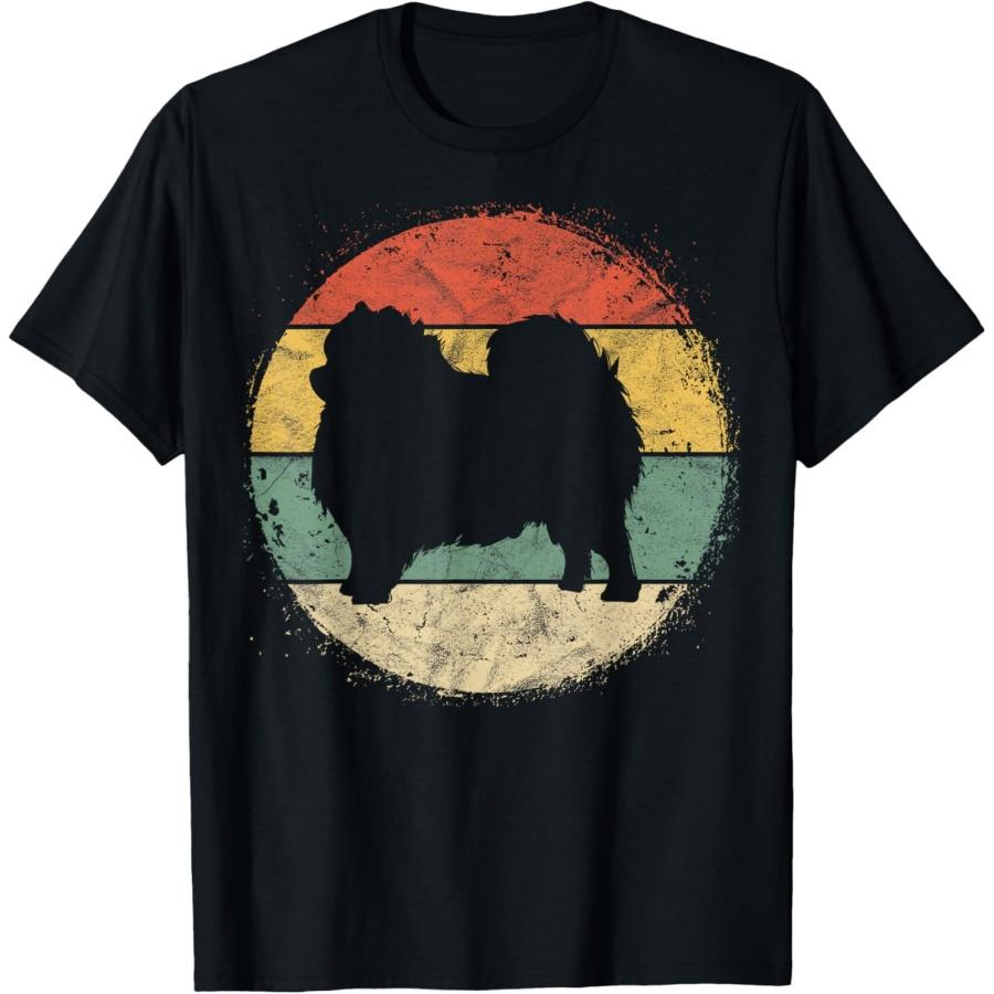 

Circular Retro Pomeranian Owner Parents Pompom Dog Mom T-Shirt for Men Women Girls Kids XXXXXL чорний