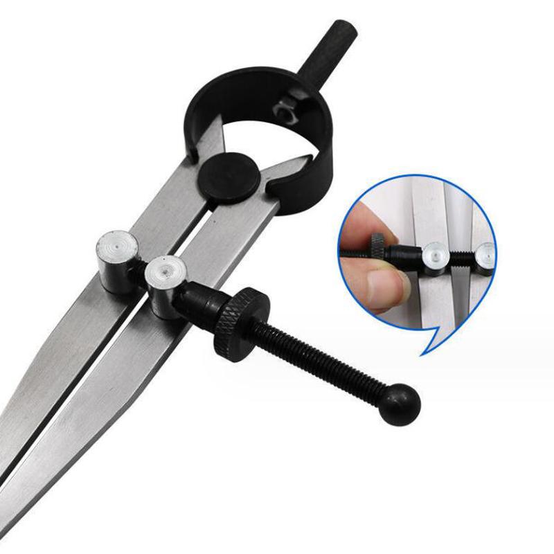 Quick Adjustment of Leather Spacing Gauge, Metal Drawing Gauge, Edge Marker, Edge Press, Leather Art Marking Tool
