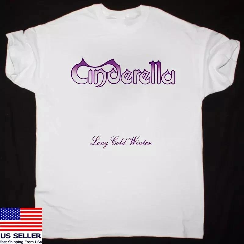 

Cinderella Band Long Cold Winter 100% Cotton T-shirt Mens Tees Top Full Size S-5XL M