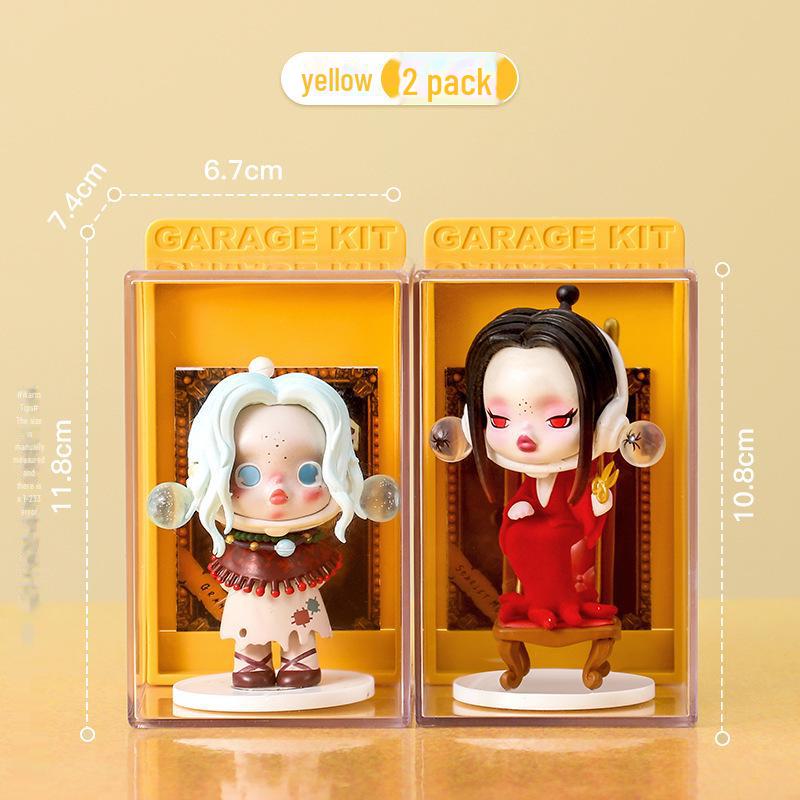 Průhledná akrylová prachotěsná vitrína na figurky a panenky