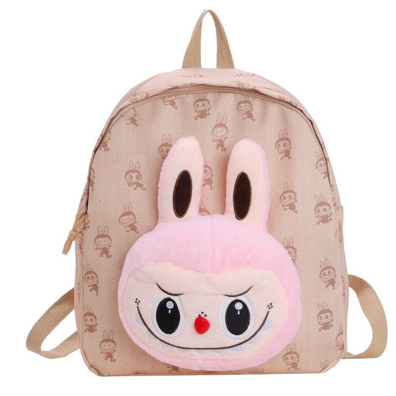 School Bag Internet Celebrity Same Cute Backpack College Style Backpack New Student Bag Labu Cloth Cartoon Doll Bag