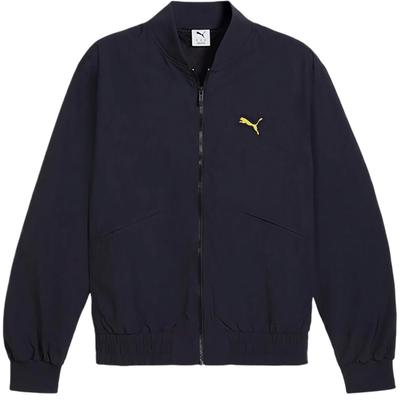 Letter Comfortable Skin-Friendly Soft Versatile Long Sleeve Jacket Men Jacket Dark-Blue 629903-16