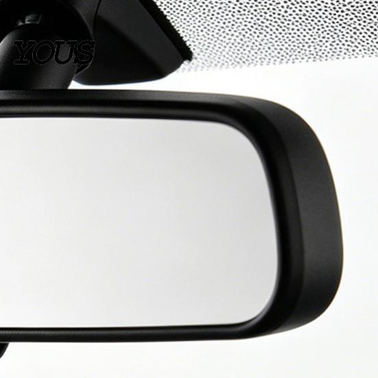 Interior Rearview Mirror Rear View Assembly for Nissan Altima Tiida Sylphy Qashqai Murano, Auto Replacement Manual Anti-Glare Mirror, Clear