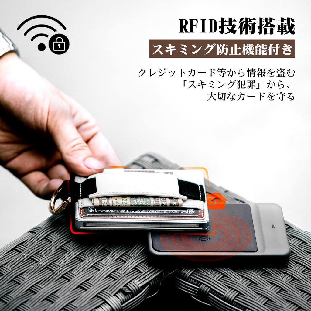 LORZOR MagSafe Card Case, Slim SmartphoneiPhone Case with MagSafe Stand, Smart Wallet, RFID Blocking, Holds 5 Cards, Includes Tag Patch To Prevent