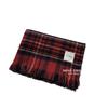 Atmosphere red plaid scarf female winter retro versatile student couple warm scarf Christmas gift