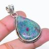 Natural Ruby Fuchsite Gemstone 925 Sterling Silver Jewelry Pendant 1.77" AP-15469