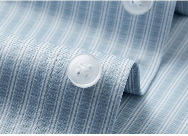 3A Antibacterial+Cooling Spring New Business and Leisure Skin-friendly Smooth Long-sleeved Shirt for Men