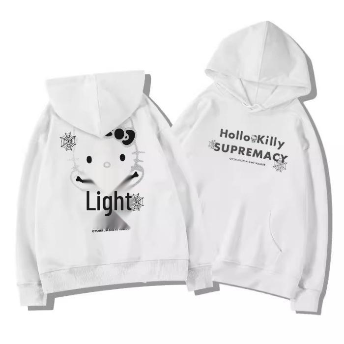 Women's Cozy Japanese Cat Hoodie: Stylish Autumn/Winter Fashion