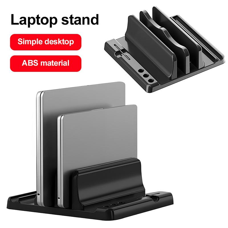 Vertical Adjustable Laptop Stand Desktop Holder Non-Slip Stable for Tablet Phone 10-17 Inch Laptops Home Office