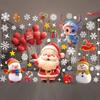 Merry Christmas Theme Festival Party Sticker PVC Electrostatic Glass Sticker  Christmas Decoration