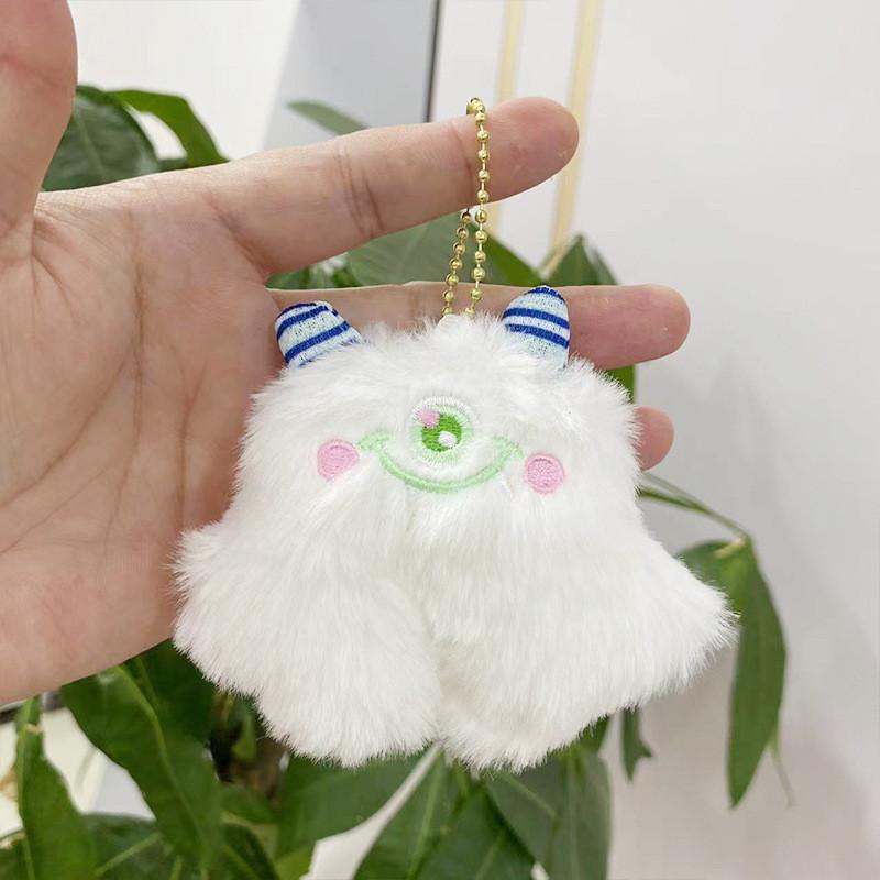 Cotton Pp Soft Filled Monster Keychain Doll Plush Toy In Various Colors For Gifts