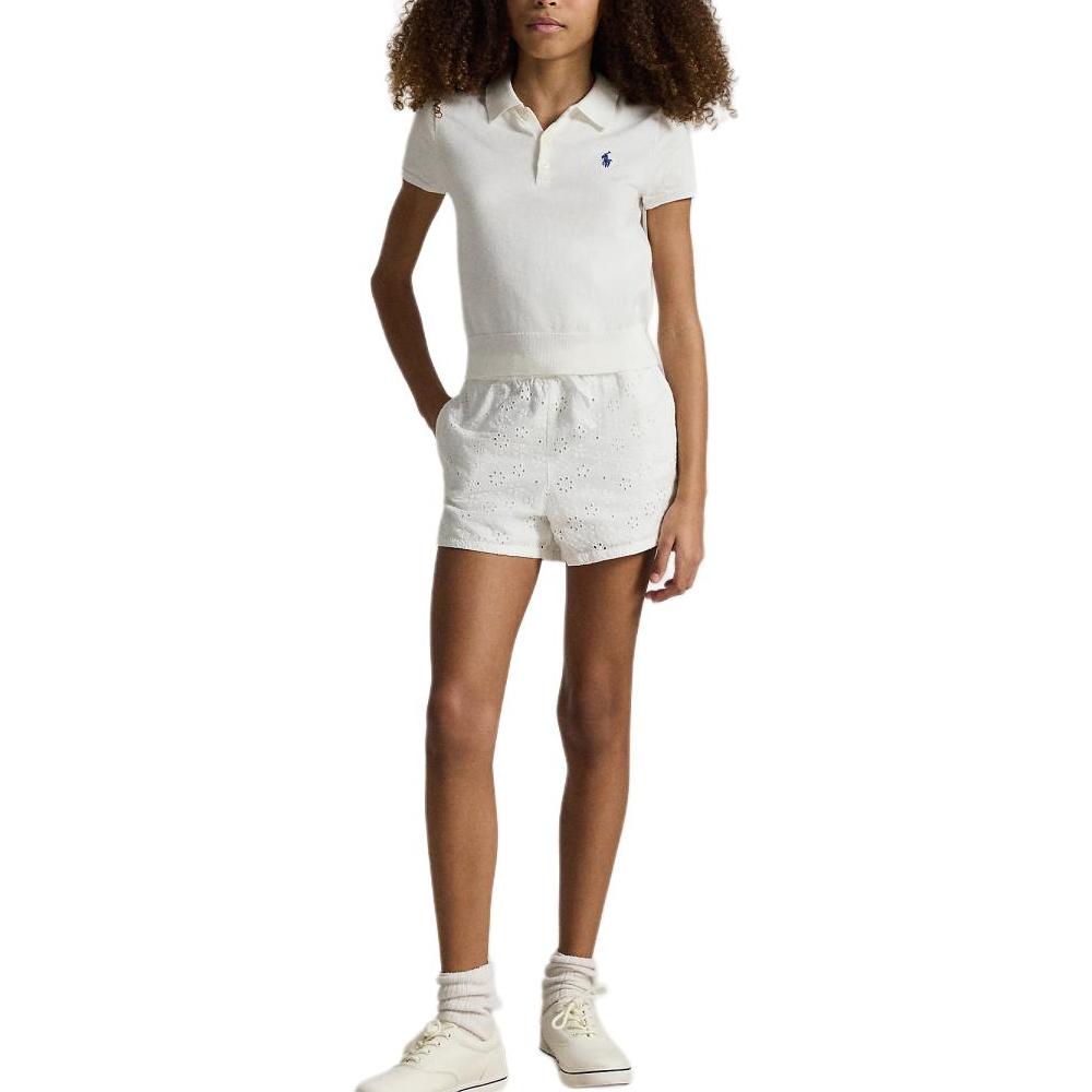 Polo Ralph Lauren Polo Shirt Three Button Placket Kids Kids tops CWPOSWEG6820630-100