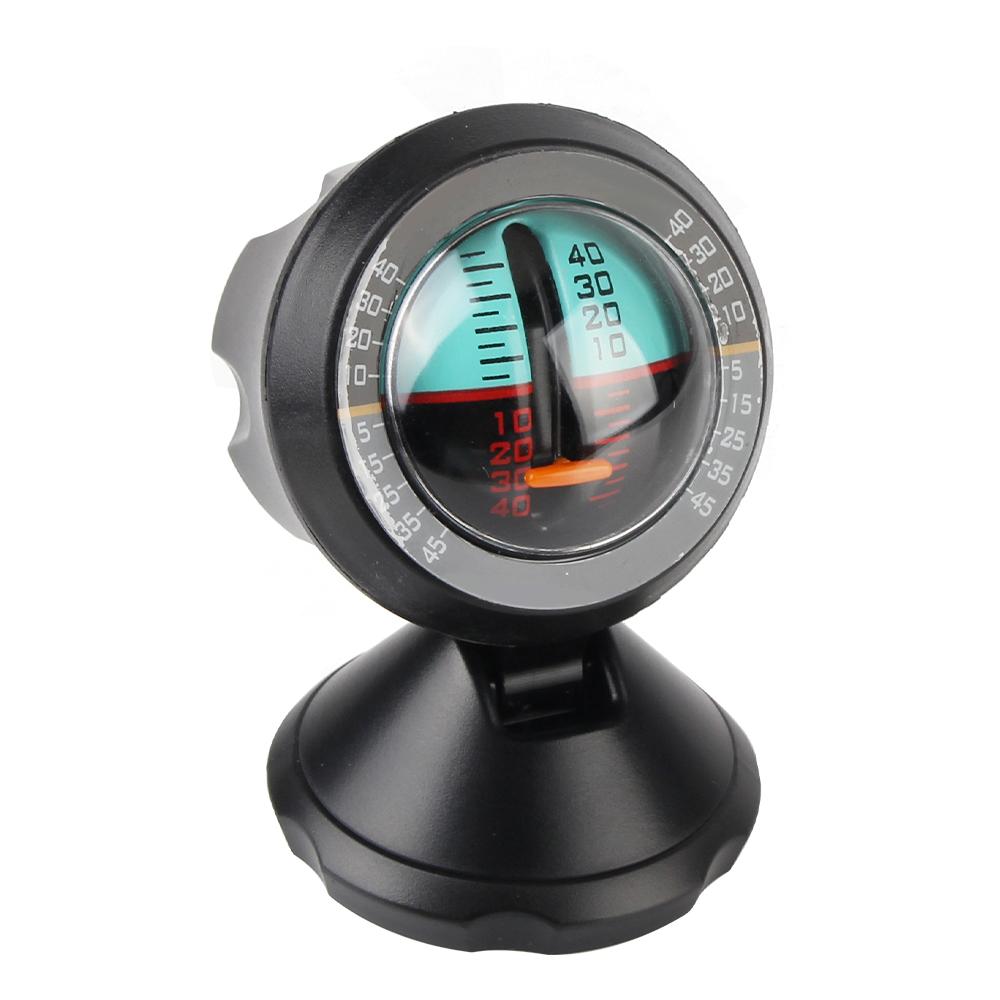 Bil Inclinometer Nivå Hellingmåler Dashbordpynt Gradient Balanseindikator Hellingmåler Bilnivå Hellingmåler Kjøretøy Gradiometer