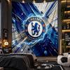 Wandbehang Wandteppich Chelsea FC Drucktuch für Wohnzimmer Schlafzimmer Heimdekoration