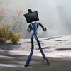 Helluva Boss Anime bewegliche Plüschpuppe mit abstraktem Körper Drahtskelett Cosplay Halloween Puppen Requisit Handgefertigt