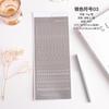 1 Sheet Waterproof  English Letter Digital Decorative Gold Sticker Scrapbooking Diy Label Diary Album Journal Planner