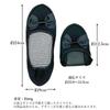 RemarksJapan Portable Folding Slippers for Indoor Shoes Stylish Room Shoes for Entrance and Graduations Women, [Includes Pouch] Non-Slip