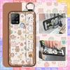Wristband Silicone Phone Case For Tecno Pova/LD7 Anti-dust Phone Holder Protective Back Cover Kickstand Fashion Design