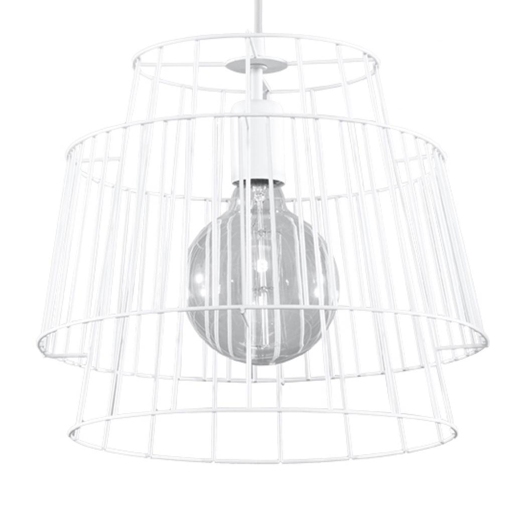 Gate hanging lamp white