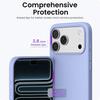 Coque pour iPhone 18 Pro Max, Silicone Liquide Protection Slim Légère Anti-Rayures - Lavande