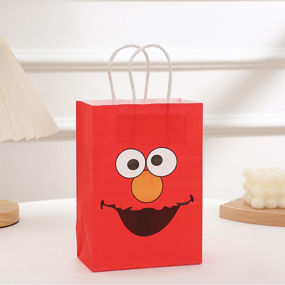 12 Sesamstraat feestzakjes voor spelletjes, kinderen en volwassenen, verjaardagsfeestdecoratie