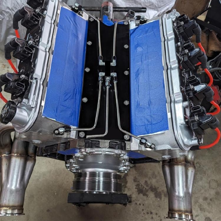 Engine Coolant Ventilation Upgrade Kit Corrosion Resistant Stainless Steel For LS Series Engine