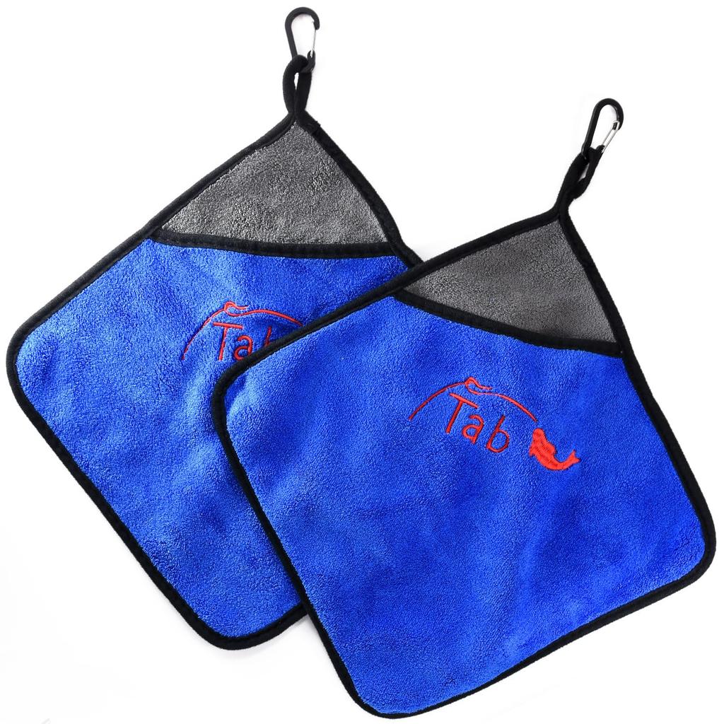 ESFUERZO Fishing Gentle On Hands and Perfect for Fishing Fish Fish and Wiping Rods Towel, Fish, Grips, Grips, Scissors, Gripping, Tightening, (Blue,