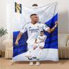Star Player Kylian Mbappé Blanket Ultra-Soft Great for Office Chair Seaside Bed for All Seasons Modern Ideal Gift for Friends Family Couples Picnic