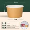 ZISIZ Disposable Paper Food Containers