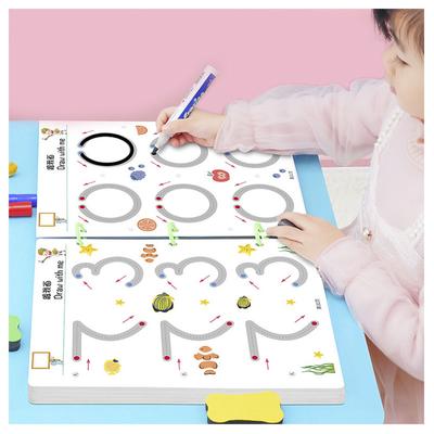 Crianças Montessori Desenho Brinquedos Caneta Controle Treinamento Cor Forma Matemática Jogo Jogo Conjunto Criança Aprendizagem Brinquedos Educativos para Crianças