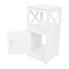 Bedside Table Nightstand Storage Cabinet Side Table Storage Shelf Unit for Bedroom Living Room Bathroom