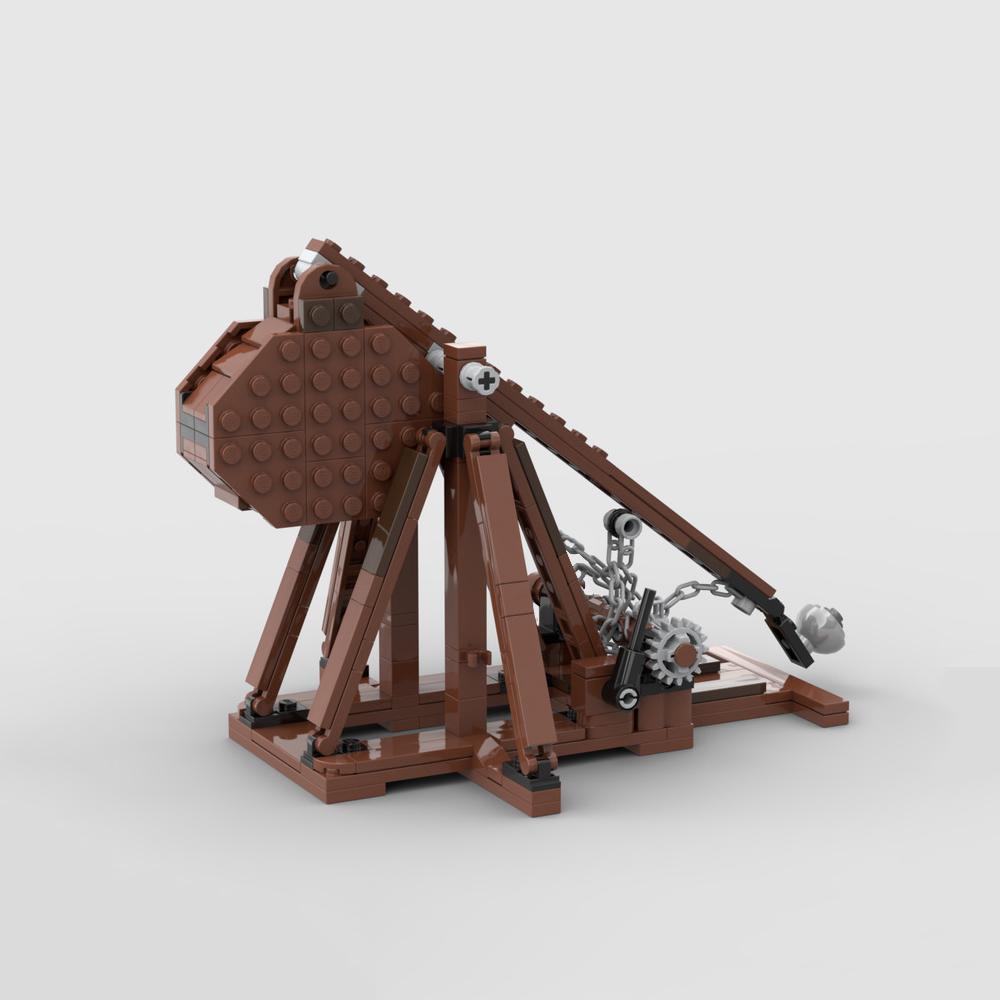 The Medieval Weapons Middle Ages Ballistae Weapon 304PCS Building Blocks MOC-185933 Educational Toys for Children Gifts