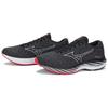 Mizuno Wave Rider 26 Lace-Up Non-Slip Wear-Resistant Low-Top Running Shoes Unisex Sneaker Black Red J1GC220352