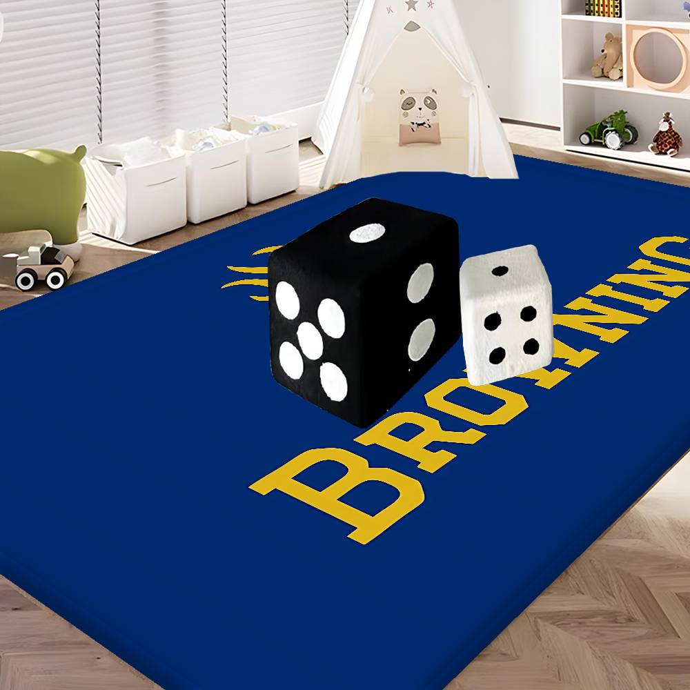 B-Browning Logo Kitchen Mat Kids Room Bedroom Decoration Balcony Anti-Slip Doormat Living Room Alfombra