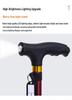 Yunxiang Retractable Non-slip Aluminum Walking Cane with LED Light