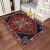 Vintage Floral Persian Style Red and Blue Area Rug for Living Room Suitable for use as an anti-slip for living room bedroom sofas
