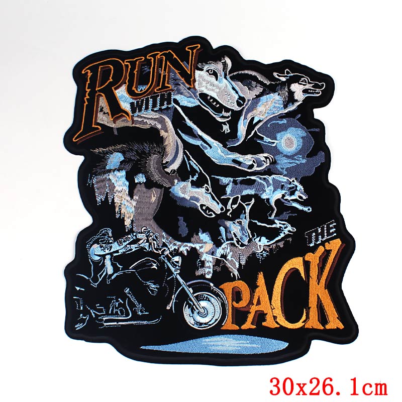 

Панк Череп Большая Вышитая Нашивка Для Одежды Мотоциклетная Байкерская Нашивка Спина Вышитые Нашивки На Одежду Куртка Пришить Наклейку