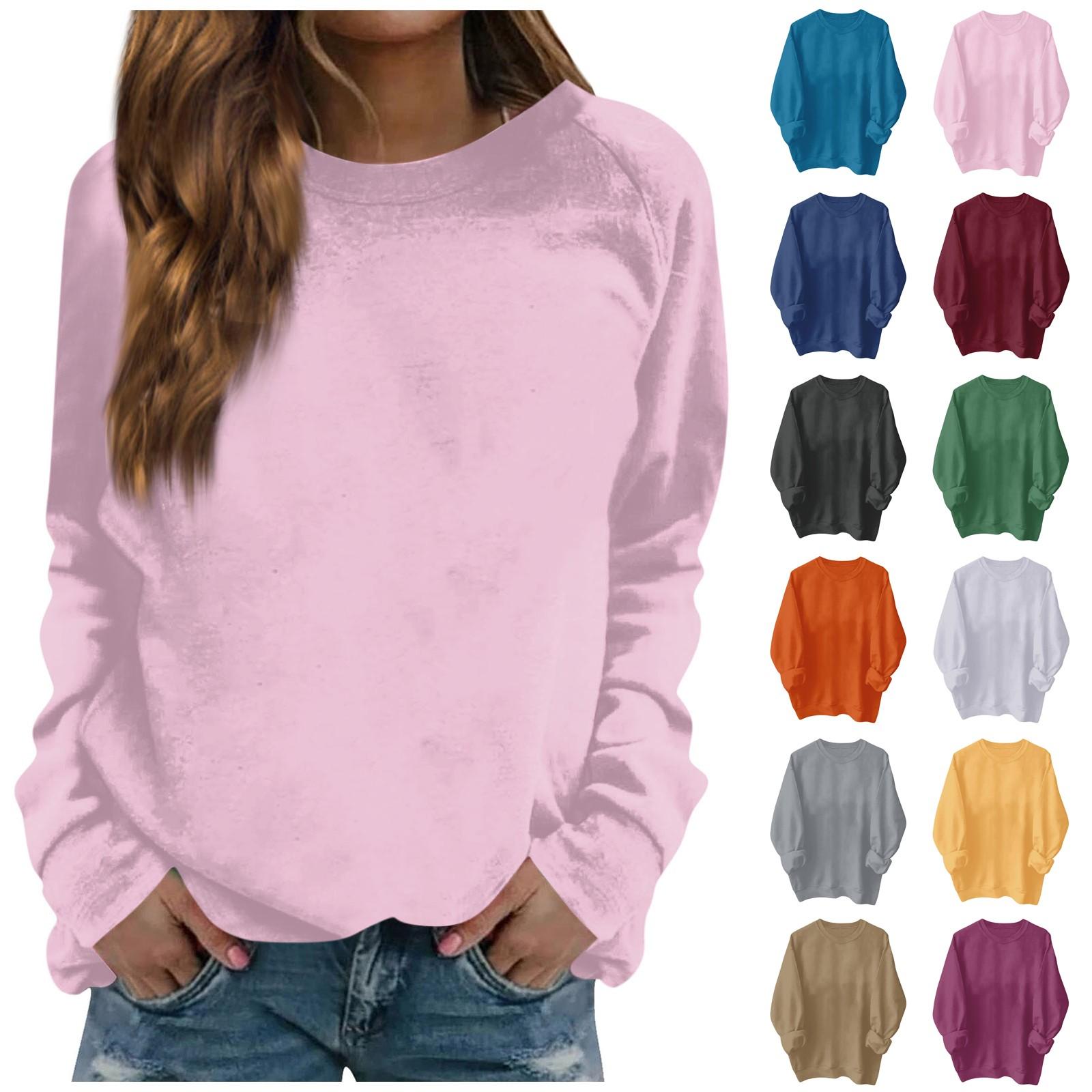 

Женская повседневная модная блузка с длинным рукавом и круглым вырезом с цветочным принтом и пуловером