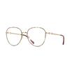 Horsebit Series Myopia Frame Tortoiseshell Color Round Optical Frame Women's Model